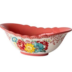 The Pioneer Woman Fancy Flourish Stoneware Center Piece Bowl